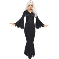 Smiffys Midnight vampier jurk zwart (zwart, M)