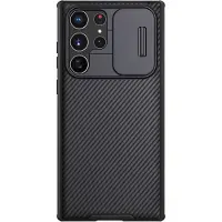 NILLKIN CamShield Pro Case voor de Samsung Galaxy S22 Ultra - Zwart