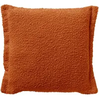 Dutch decor - OTIS - Kussenhoes 45x45 cm - effen kleur - unieke stof - Potters Clay - oranje