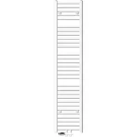 LuxeBath Badkamerradiator Sahara 300 X 1800 Mm Wit Recht + Midden Aansluiting