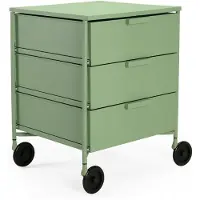 Kartell Mobil Mat Container 3 containers | Mat Green