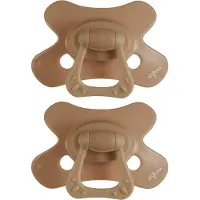 Difrax Fopspeen Natural - 6 tot 12 Maanden - Bruin - 2 Stuks