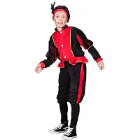 Boland - Kostuum Piet rood (7-9 jr) - Kinderen - Piet - Sinterklaas - Pakjesavond - Intocht
