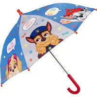 Perletti Blauw met grijze Paw Patrol paraplu
