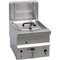 Casselin CFG10 friteuse Enkel 10 l 6500 W Frituurpan Zwart, Roestvrijstaal