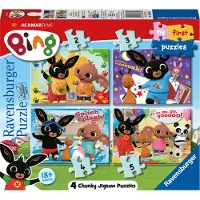 Ravensburger Bing Bunny - My First puzzels - 2+4+6+8 stukjes - kinderpuzzel