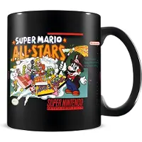 Pyramid Super Nintendo - Super Mario All Starsl Zwarte mok