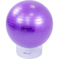 Lifemaxx Gymball - Anti-Burst Fitnessball - 55 cm - Paars
