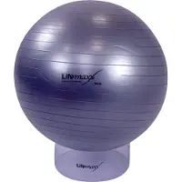 Lifemaxx Gymball - Anti-Burst Fitnessball - 55 cm - Zilver