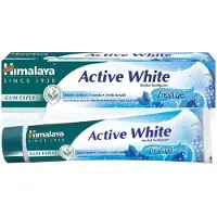 Himalaya herbals Active White Toothpaste Fresh Gel - Kruidentandpasta - Gezond Tandvlees en Wittere Tanden - Vegetarisch - Tandpasta Zonder Fluoride en Parabenen - 75ml