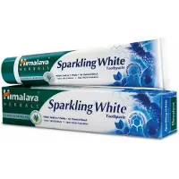 Himalaya herbals Sparkling White Herbal Toothpaste - Kruidentandpasta - Vegetarisch - Gezonde en Witte Tanden - Tandpasta Zonder Fluoride en Parabenen - 75ml