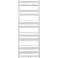 Klea Handdoekradiator Middenaansluiting 1800x600cm 944 Watt Geborsteld Mat Wit