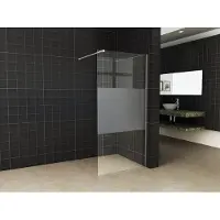 Klea Glasplaat 1200x2000mm Antikalk 8mm Veiligheidsglas Gedeeltelijk Matglas