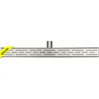 Klea Eco Douchegoot 60cm Met Kunststof Uitneembaar Sifon En Filter RVS Chroom