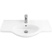Aloni Aleco Wastafel - 85x50x40cm - Wit
