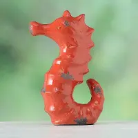 Boltze Zeepaard - Terra Cotta - Keramiek - 35cm - XL