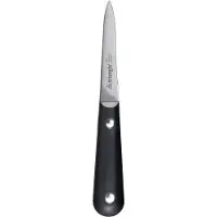 Triangle Professioneel Oestermes met Veilige Grip - RVS Lemmet - Zwart Kunststof Heft - 16 cm