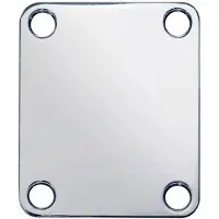 Boston NP-64-C Chroom Halsmontageplaat 64,2x51mm