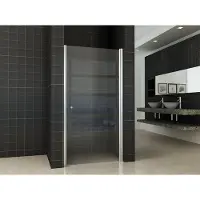 Klea Between Nisdeur Douche Draaideur Met Profiel 100x200cm 8mm Antikalk Veiligheidsglas Met NANO Coating