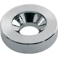 Boston W-710-C Neck Mounting Ferrules - 15,0 mm, 4 Stuks, Chroom