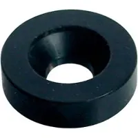 Boston W-710-B Zwarte Neusmontage Ferrules 15,0 mm - Set van 4