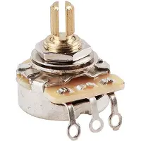 Fender 0054453049 1 MEG (1000K) Lineaire Potentiometer – Split Shaft, Jazzmaster Volume