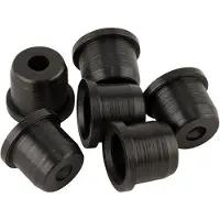 Fender 36823049 String Ferrules - Set van 6, Zwart, Modern voor Telecaster