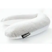 Snoozzz Zwangerschapskussen Zijslaapkussen Lichaamskussen - 185 cm - microparel vulling - luxe draagtas - wasbare hoes - Teddy wit