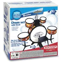 Bontempi Drumset Junior 70 X 40 X 80 Cm Wit/oranje 9-delig