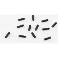 Fender 0018027049 Zadelhoogte Stelschroeven voor American Deluxe Telecaster – Zwart, Kort (Set van 12)