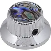 Boston KCH-262 Belknop met Abalone Inleg en Chroomafwerking