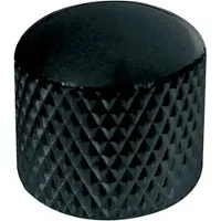Boston KB-235 Zwarte Metalen Dome Knop 19mm