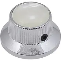 Boston KCH-261 Bell Knop met Parelmoer Inleg in Chroom