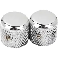 Fender 94040049 1952 Telecaster knurled knobs, 2pcs, chrome