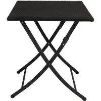 Bolero Bistro Tafel Vierkant | Zwart