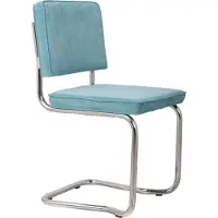 Zuiver Eetkamerstoel Ridge Rib Kink Blue