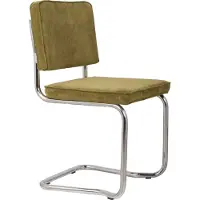 Zuiver Eetkamerstoel Ridge Rib Kink Green