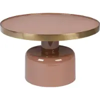 Zuiver Glam Salontafel ijzer/glas Ø60x35 cm