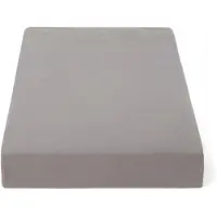 Vandyck Hoeslaken Jersey Supreme GOTS Grey (Jersey)-Lits-Jumeaux (180/190/200 x 200/210/220 cm)