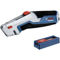 Bosch Professional Retractable knife + blades (1x Intrekbaarmes, 10+3 reserve messen)
