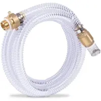 Vonroc Aanzuigslang set voor waterpompen / Spiraal aanzuigslang - 4m x 25mm, 1'' - Universeel