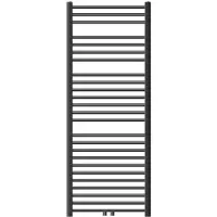 ECD-Germany Badkamerradiator Sahara 600x1500 Mm Antraciet Recht Met Middenaansluiting