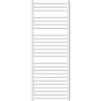 LuxeBath Badkamerradiator Sahara 600 x 1500 mm Wit gebogen met zijaansluiting