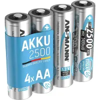 Ansmann maxE HR06 Oplaadbare AA batterij (penlite) NiMH 2500 mAh 1.2 V 4 stuk(s)