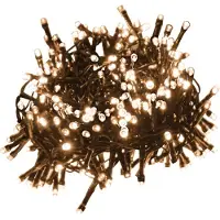 vidaXL Lichtslinger cluster met 1000 LED's warmwit PVC