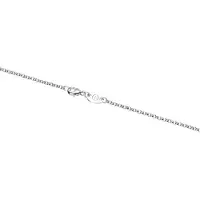 Giorgio Martello massief gerhodineerd sterling zilver 925/000, Ø 2,8mm. jasseron collier/ketting.
