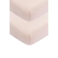 Meyco Hoeslaken Wieg Soft Pink 2-pack 40x80