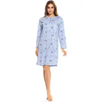 Comtessa Blauw nachthemd vissen