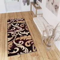 Tapiso Dream Tapijt Loper Beige Gangloper Woonkamer Maat- 120x1100