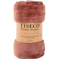 Tiseco Plaid Home Studio Cosy Russet-240 x 220 cm